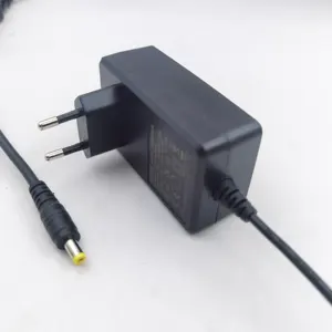 تصميم مخصص مثبت على الحائط أبيض أو أسود 1.5A 24V 36W AC DC محول محول طاقة لمشغل ألعاب الفيديو