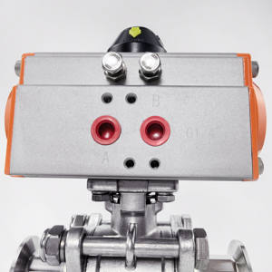 Шаровой кран двойного действия из нержавеющей стали Wangtai с возможностью индивидуальной настройки, с пневматическим приводом Tri-Clamp, быстрая установка, поддержка OEM, для воды - Product Image 4