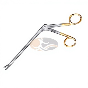 JACKBILLY Rongeur Manual para Discos Intervertebrales de Alta Calidad, Ángulo de 45 Grados, Eje de 2 x 10 mm, 6 Pulgadas, Acero Inoxidable - Product Image 1