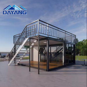 Ufficio Modulare Containerizzato Dayang con Struttura in Acciaio Inclinata e Traspirante, Espandibile e Smontabile, Design Moderno per Esterni - Product Image 1