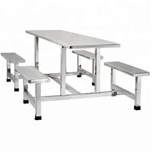 商用不锈钢餐厅餐桌/快餐桌椅/学校食堂餐桌椅厂