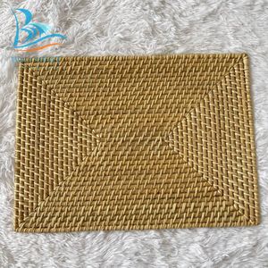 Premium Quality Handwoven <b>Rectangle</b> Wedding <b>Placemat</b> Mats & Pads - Product Image 2
