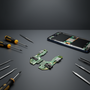 Placa auxiliar Samsung Galaxy A22 5G con conector de carga para pieza de repuesto de placa base A226 - Product Image 3