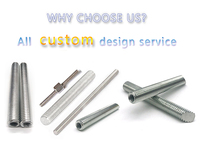 Threaded Rod Stud Bolt B7 Manufacturer Galvanized Trapezoidal Full Thread Rod Internal Stainless Steel Acme Threaded Rod