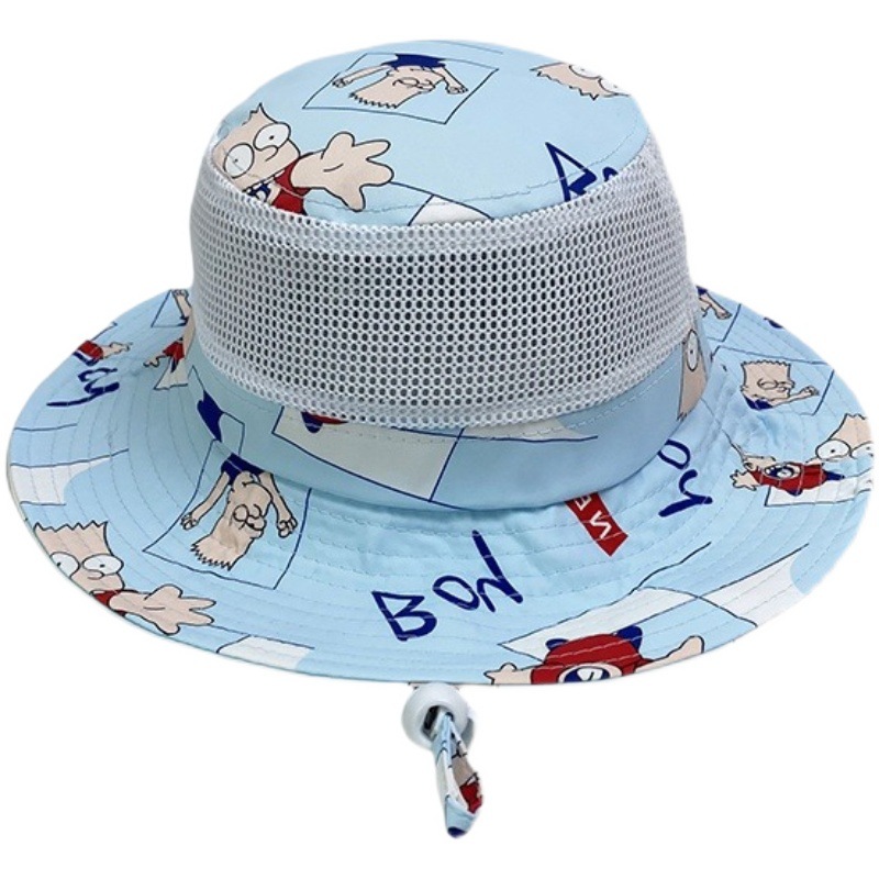 Детская шляпа летняя тонкая дышащая сетчатая шляпа рыбака шляпа для мальчиков и девочек Солнцезащитная шляпа