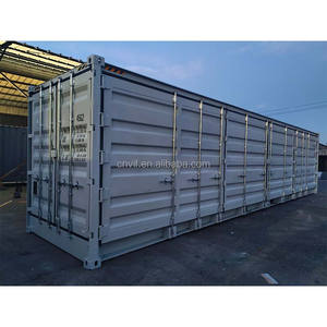 Conteneur d'expédition de fret sec Vita 40HQ d'occasion avec paroi latérale complète 4 portes Capacité de 74,3 m3 Acier corten Fabriqué dans le Guangdong - Product Image 1