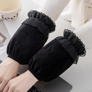 Manches en dentelle, double couche de polaire, résistantes aux taches, pour adultes, étudiants, travail, usage domestique - Product Image 2
