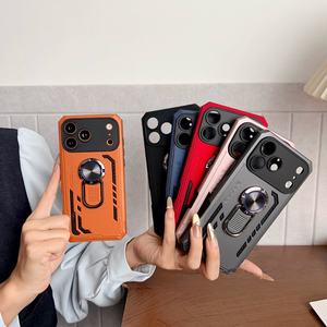 Funda Protectora para Teléfono con Anillo Magnético 360°, Resistente, para iPhone 17 16 15 Pro Max, Soporte Integrado, Cubierta Robusta - Product Image 1