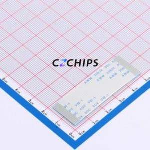 HX FFC-1.0-16P-50mm FFC Cable (Flexible Flat Cable) P=1mm Connector 16P 1mm 0.3mm Non-Inverting - Product Image 1