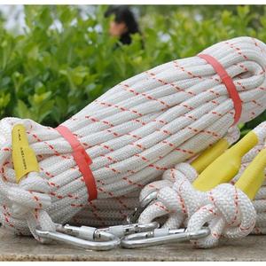 Ensemble de sauvetage extérieur personnalisable direct usine, corde d'évacuation en acier à double crochet, protection antichute d'urgence pour la survie - Product Image 3