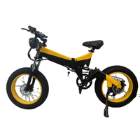 Vélo de montagne électrique au lithium haute performance, moteur 500W, cadre robuste en alliage d'aluminium, pneus larges, vélo électrique pour la conduite hors route