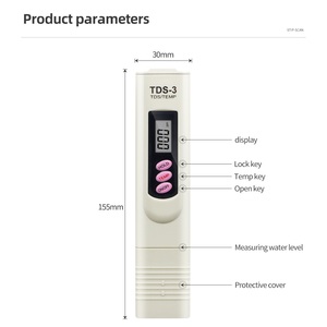 Super <span class=keywords><strong>promotion</strong></span> Vente en gros 0-9990ppm <span class=keywords><strong>TDS</strong></span>-3 PPM mètre pour Swinging Poor Aquariums spa Eau potable - Product Image 2
