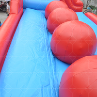 Jeux de parcours d'obstacles gonflables Wipeout Bouncer-Big Jumper Balls Wipeout Challenge Red Ball Game