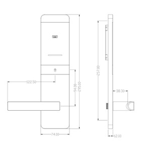 Cerradura Electrónica Digital sin Llave Ttlock, Cerradura Inteligente con APP <span class=keywords><strong>para</strong></span> el Hogar, Apartamentos, Casas de <span class=keywords><strong>Alquiler</strong></span> y Hoteles - Product Image 4