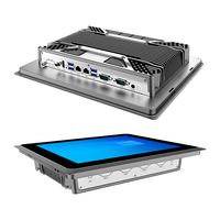 Panel PC Táctil Industrial de 12.1 Pulgadas, IP65 Resistente al Agua, PC Todo en Uno, Computadora Industrial y Accesorios, Pantalla Integrada sin Ventilador