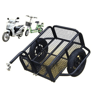 Remolque de Carga Práctico de Acero Inoxidable para Motocicleta y Bicicleta, Ideal para Camping - Product Image 2