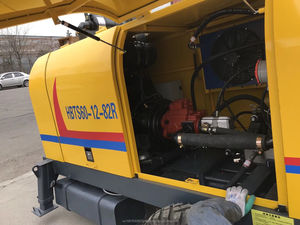 Pompe à béton moteur diesel pompe bétonnière moteur diesel HBT60 pompe de remorque à béton à vendre - Product Image 6