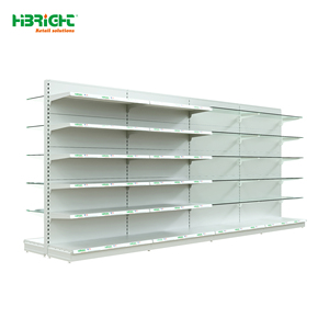 Estantería Metálica Negra de Una Cara para Exhibición en Tiendas, 5 Niveles, Estante de Pared para Supermercados con Cabecera Publicitaria para Tiendas de Conveniencia - Product Image 6