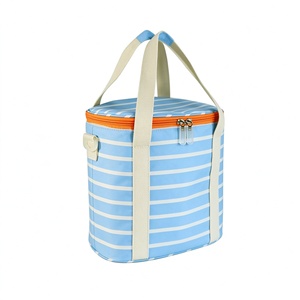 Custom Large 20L <b>Insulated</b> Thermal Polyester Leopard Pattern Zipper Closure Leakproof Cooler <b>Bag</b> <b>Lunch</b> <b>Box</b> for Food Drink - Product Image 5