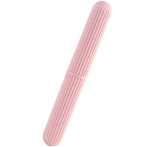 Travel Portable Toothbrush Case Pink Mint Green PP Foldable Toothbrush Holder Travel Toothbrush Cover - Product Image 5