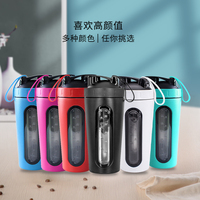 Bouteille d'eau de montagne 700 ml avec bouchon sport, en acier inoxydable, sans BPA, écologique, compatible lave-vaisselle, emballage cadeau, pour la gym et les sports