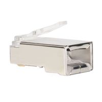 Prix usine Utp /Ftp cristal Utp tête Cat5 Cat5E Cat6 Ez connecteur Rj45 pour caméra Ip Rj45 8P8C Cat5
