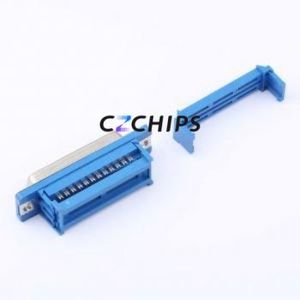 DS1036-25FPU2PX-YT D-Sub/VGA Connector Through hole Component (THT) Connector Standard D-Sub Female 25P IDC - Product Image 2