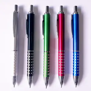 Penna promozionale ODM Slim Logo personalizzato Alu Click penna a sfera per regalo