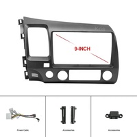 Para HONDA Civic 2006-2011 Car Radio Fascia Panel Frame kit Reemplazo. La fábrica se puede personalizar