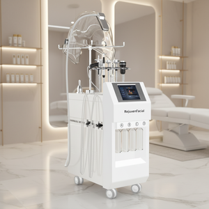 Machine faciale multifonctionnelle 10-en-1 à jet d'oxygène, en acier inoxydable, pour salon de beauté, technologie Jet Peel, tactile – Meilleures ventes - Product Image 1