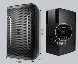 Professional Machine System High-Power <b>Amplifiers</b> and <b>Speakers</b> <b>With</b> 2 Wireless Microphones KTV Player Set - Product Image 6