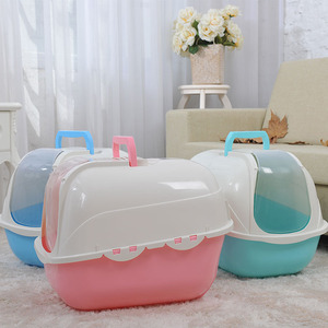 <span class=keywords><strong>precio</strong></span> de fábrica en el baño de plástico Abs de limpieza rápida cubierta <span class=keywords><strong>del</strong></span> animal doméstico gato caja de arena - Product Image 1