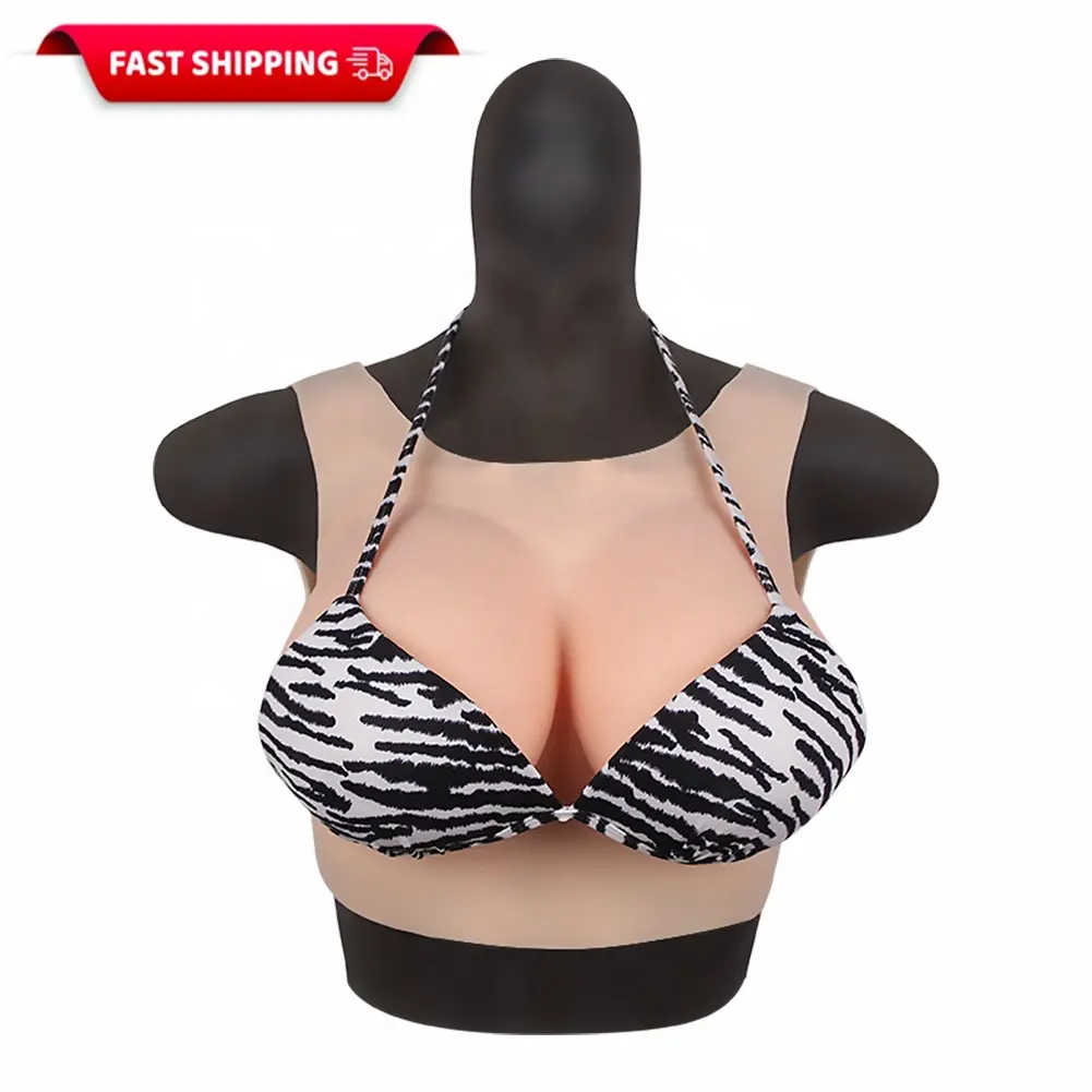 SentryMed Fake Silicone Breast Forms Breathable Huge Boob Silicone Transgender Drag Queen Shemale Crossdresser Big Chest