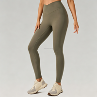 Pantalon de yoga pour femme, nouveau style, prix d'usine, best-seller, avec bretelles croisées, taille haute, effet push-up, sculptant et confortable