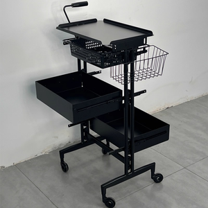 Z New Stainless Steel Hair Salon Trolley Multi-Functional <b>Storage</b> Rack for Barber Shops and Beauty Salons Perm & Dye <b>Storage</b> - Product Image 3