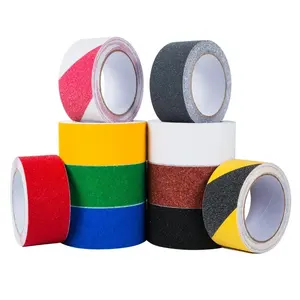Wholesale Manufacture Custom PVC Warning Waterproof Rough Surface Self Adhesive Safty Anti Slip Tape Cinta