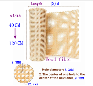 งานฝีมือไม้ไผ่หวายไฟเบอร์ไม้ ขนาด 40 นิ้ว 100 ซม. ทนทาน ตกแต่งบ้าน เฟอร์นิเจอร์ ดีไซน์อาร์ตเดโค อเนกประสงค์ เป็นมิตรกับสิ่งแวดล้อม - Product Image 6