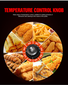 Freidora Eléctrica Comercial de Doble Tanque de 16L, de Acero Inoxidable, Alta Eficiencia, Multivoltaje, para <span class=keywords><strong>Pollo</strong></span> Frito, Precio al por Mayor - Product Image 5