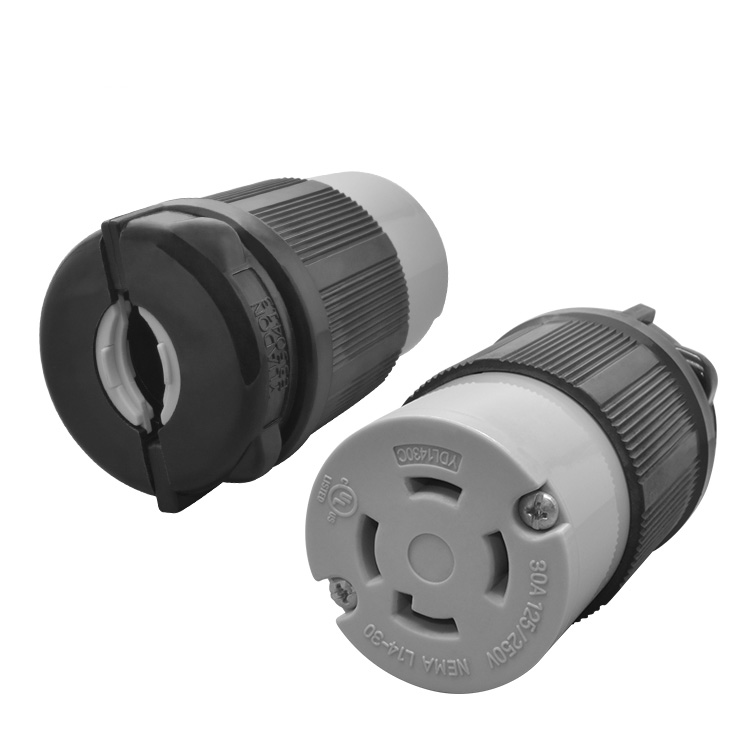 Nema l14-30 twist lock power connector plug bakje