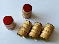 Capuchon à vis en aluminium de haute qualité de 33 mm avec insert en plastique pour bouteilles de vin, capuchon ROPP