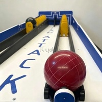 Table de jeu de carnaval à billes à double voie, portable, avec défi de score et jeu d'adresse 'Flap Attack', pour la location et les événements professionnels