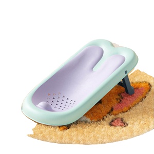 2023 venta al por Mayor de verano infantil Rosa TPE baño bañista asiento plegable multifunción bebé <span class=keywords><strong>bañera</strong></span> conjunto <span class=keywords><strong>para</strong></span> niños hecho de Bambú - Product Image 1