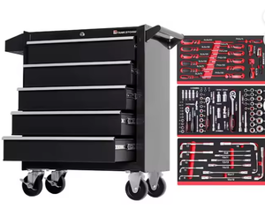 รถเข็นเครื่องมือรถเข็นสำหรับงานหนักชุดเครื่องมือตู้ลูกกลิ้ง - Product Image 1