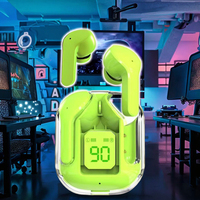 Écouteurs intra-auriculaires sans fil Air31 pour jeux, chipset V5.3, affichage numérique LED, indicateur de batterie, casque audio