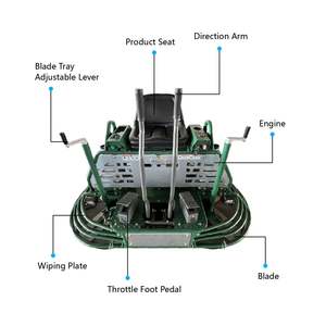 Máquina Automática para Alisar Superficies de Carreteras de Concreto con 8 Cuchillas, 25 HP de Potencia y Bajo Costo de Mantenimiento - Product Image 4