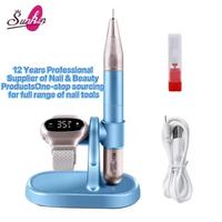 Perceuse à ongles sans fil rechargeable 35000 tr/min, moteur sans balais, forme stylo, grande batterie 900 mAh, design portable