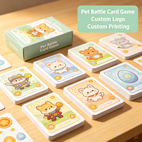 Cartes à collectionner TCG personnalisées avec impression de marque OEM/ODM, cartes de jeu en papier épais, boîte d'emballage personnalisée, jeux de cartes à collectionner