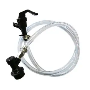 Pvc Ligne En <span class=keywords><strong>Plastique</strong></span> 3 Pieds 5 Pieds Bière Tuyau Tube Ligne <span class=keywords><strong>De</strong></span> Gaz Avec Robinet Et Boule Verrouillage Keg Déconnexion - Product Image 1