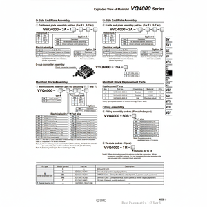 ชิ้นส่วนนิวเมติกส์ VVQ4000-TR-16ชิ้นส่วนนิวเมติก SMC - Product Image 1