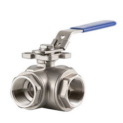 Válvula de Bola de 3 Vías de Acero Inoxidable 304 con Rosca Hembra, de Alta Calidad y Superventas - Product Image 5